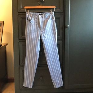 Forever 21 Blue and White Striped Pants